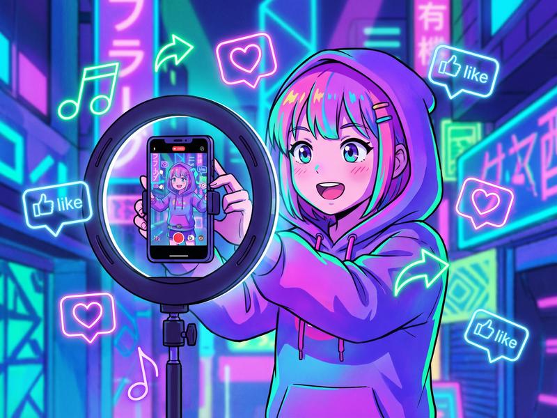 少妇短动漫创作